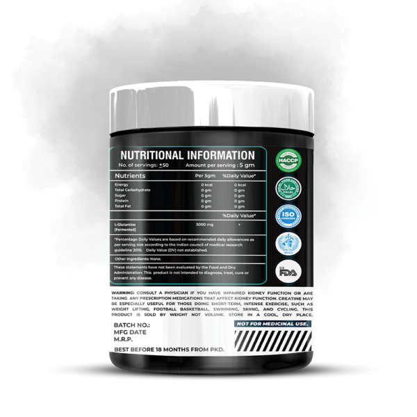 Glutamine 250gm - Image 2
