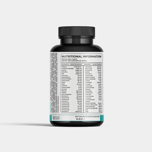 Multi Vitamin 60 Tablet - Image 3